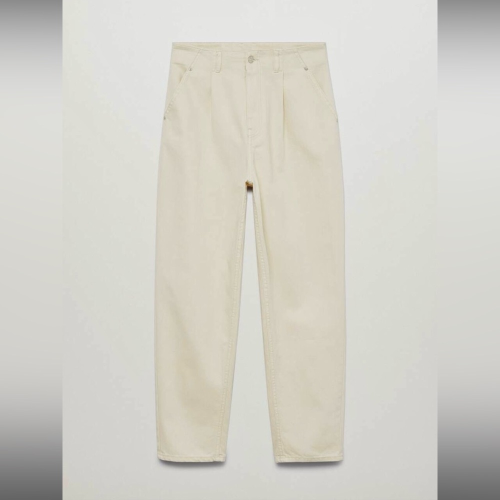 Mango Cream Women Jeans